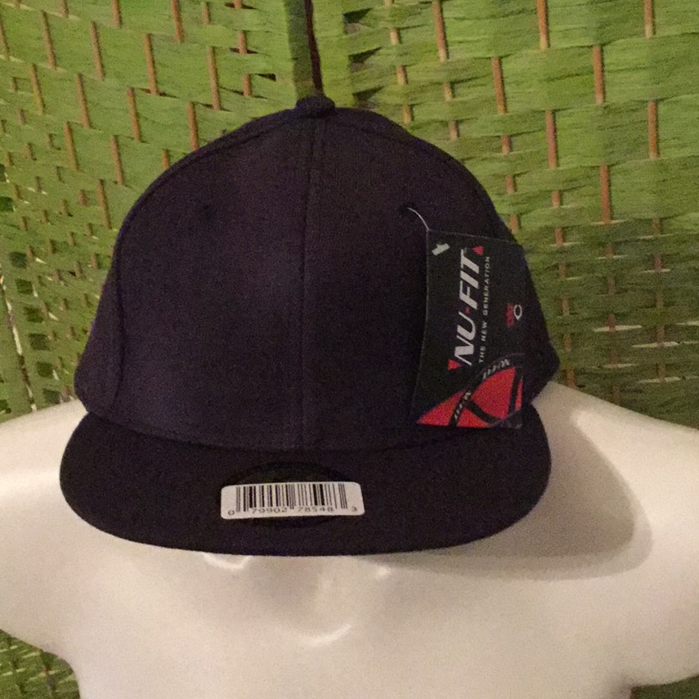 😎NWT Nu-Fit Fun Black Unisex Baseball Cap Must Have 😎